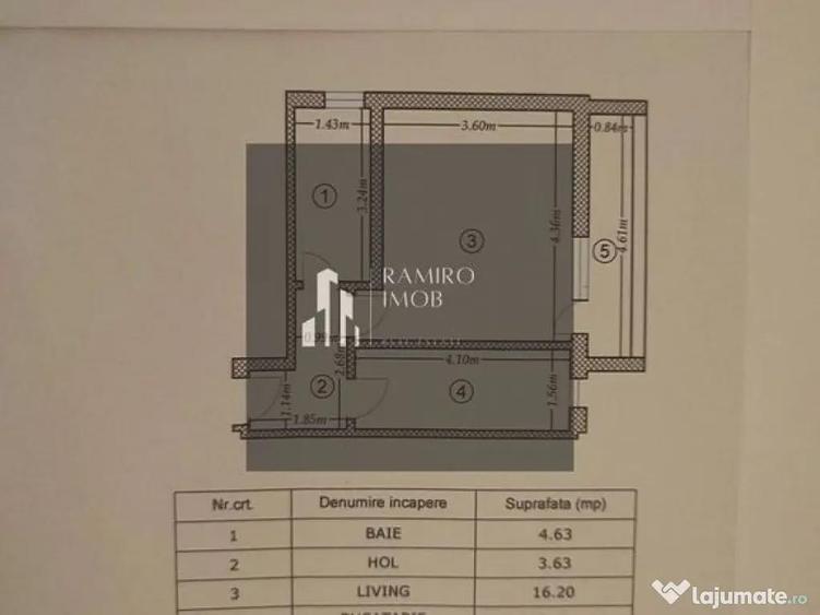 Garsoniera Decomandata - Sector 3 - Bloc 2015 - 4