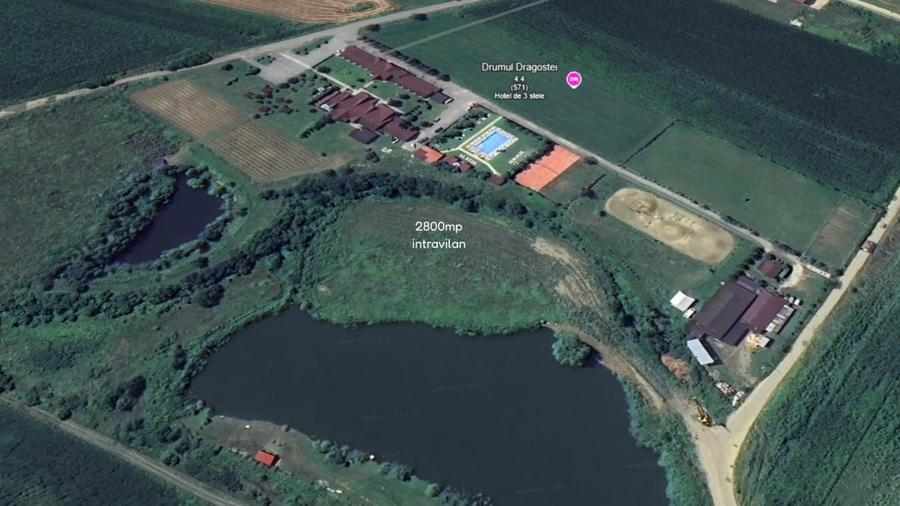 DRUMUL DRAGOSTEI - Teren intravilan 2.800 mp, acces din 2 strazi - 2