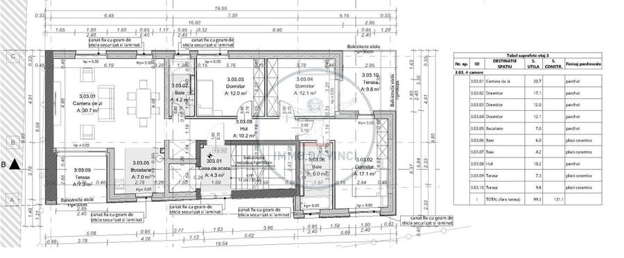 Apartament exclusivist 4 camere, 17mp terase, singur pe etaj Marasti - 4