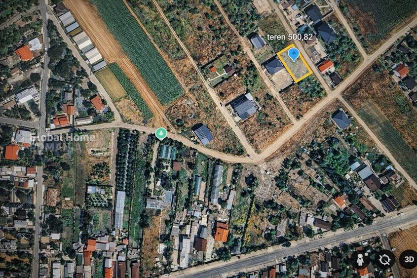 Teren Intravilan Domnesti - Teghes |  500,82 MP - 2