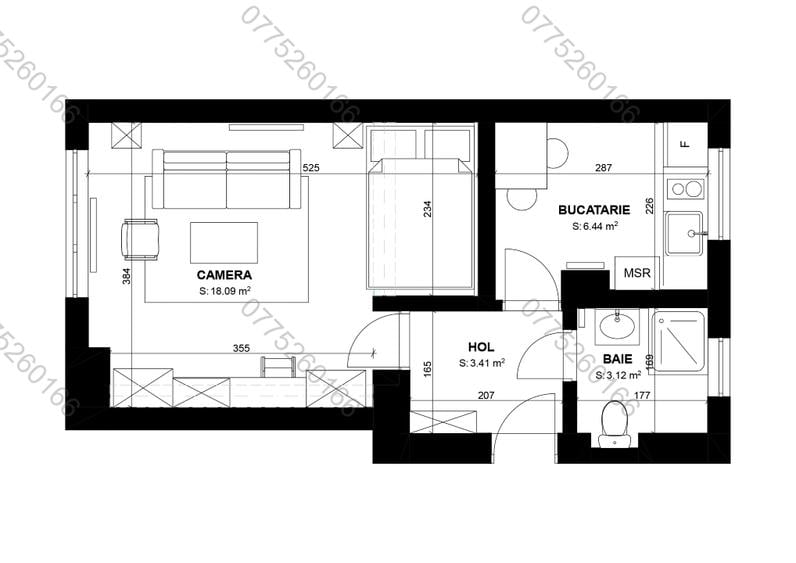 Inchiriere garsoniera Sala Palatului - Cismigiu - Direct Proprietar - 10
