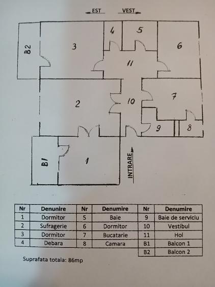 Vand apartament cu 4 camere - 2