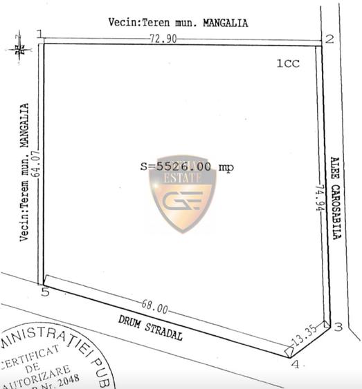 Teren 5526mp, intravilan, Jupiter, 2 deschideri, se acccepta schimb - 2