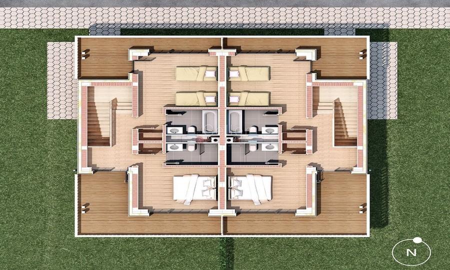 Vila DuplexTip Chalet - 15