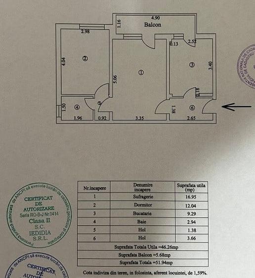 Apartament 2 camere confort 1, zona Obor. - 10