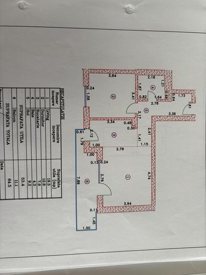 Apartament cu 2 camere semidecomandat în Morarilor