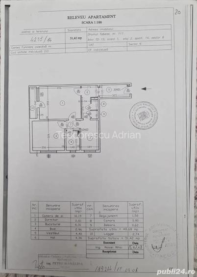 Vand apartament 2 camere confort 1 circular PRE? FIX