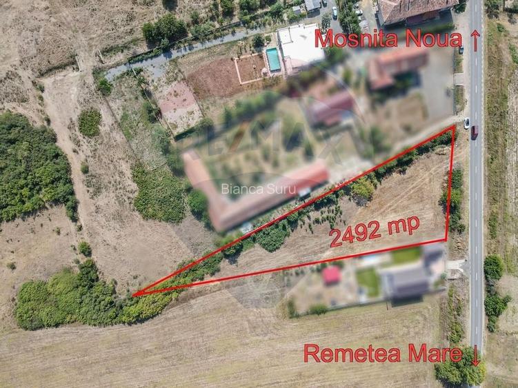 Teren 2,492mp Bucovat (Remetea Mare) / DN principal
