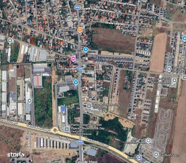 Teren intravilan de vanzare Tunari - 1000 mp - 2