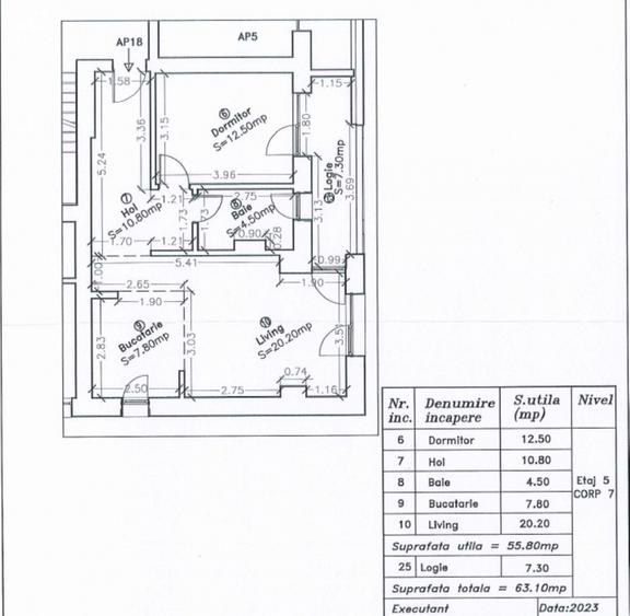 Apartament nou - 2 cam 56mp utili, Calea Aradului, parcare inclusa - Comision 0 - 34
