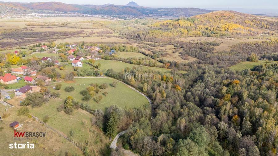 Teren intravilan in Zarnesti, zona Tohanita, cu padurice si parau curg - 3