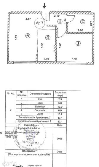 Apartament 2 camere | 47,1 mp utili | Mutare imediata - 6