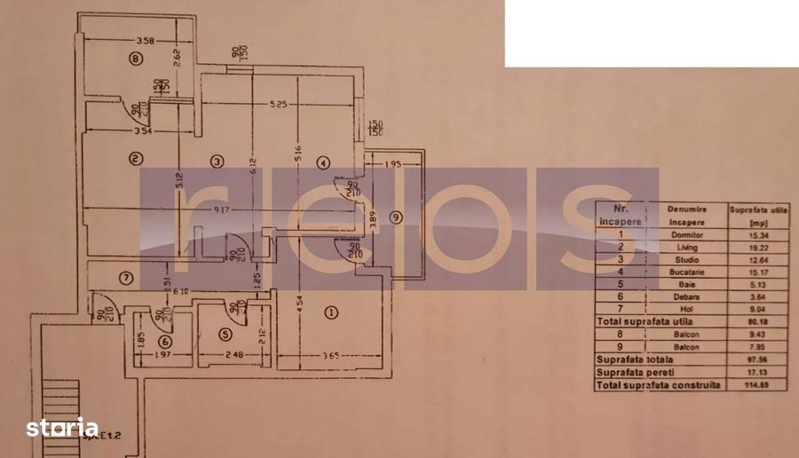 DE VANZARE 3 CAMERE - 2 BALCOANE - PRELUNGIREA GHENCEA - 1