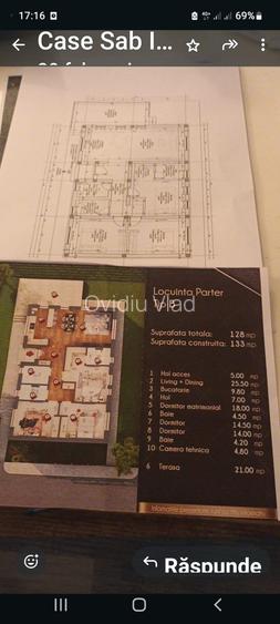 FARA COMISIOANE casa cu 4 camere 2 bai PARTER + pod placa camera teh beci terasa