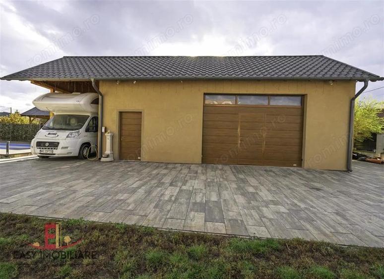 Casa moderna cu piscina, panouri solare, pompa caldura si teren de 1400 mp, Ernei, Mures - 14