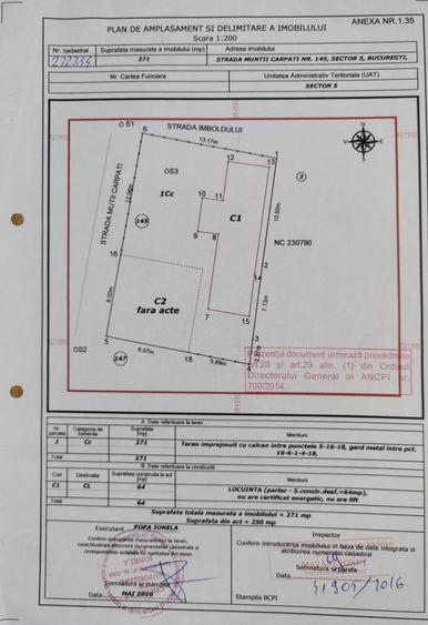Casă individuală(P+!E+pod)+casă parter în aceeași curte. Teren 270 mp.Curte 150 - 4