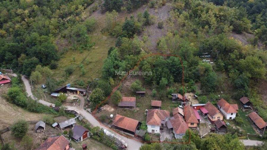 Vand casa (2 corpuri+ ograda) + 2 terenuri in Visca, Jud. Hunedoara