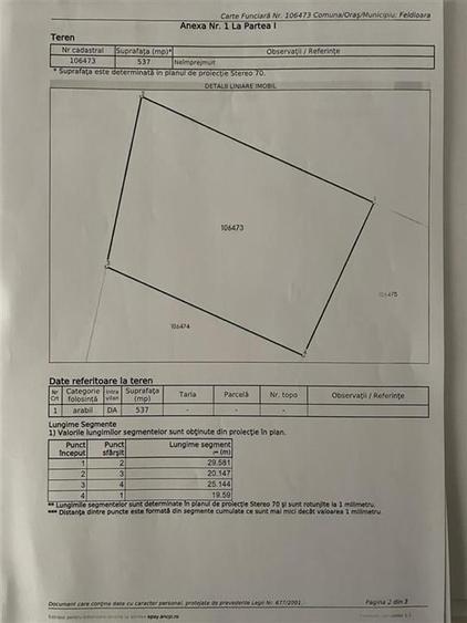 Teren Intravilan Feldioara 537 Mp - 3