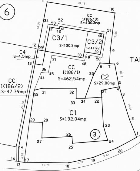 Teren Construcții intravilan de 554 mp, în Tătărași