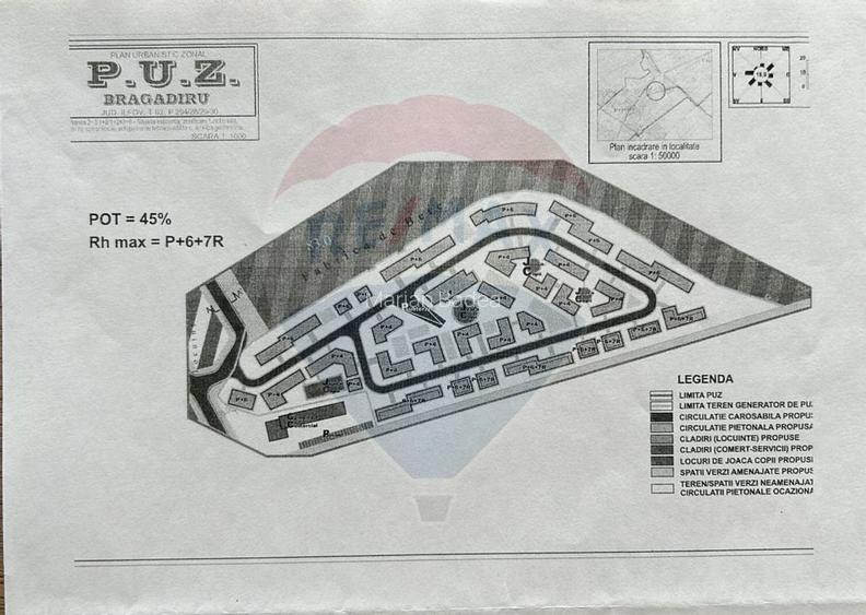 Teren Construcții intravilan de 53719 mp, în Sud-Vest Teren Construcții intravilan de 53719 mp, în Sud-Vest