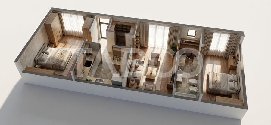 Apartament 3 camere la cheie in Terezian - 5