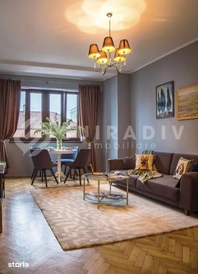 Apartament cu 3 camere semidecomandat în Central