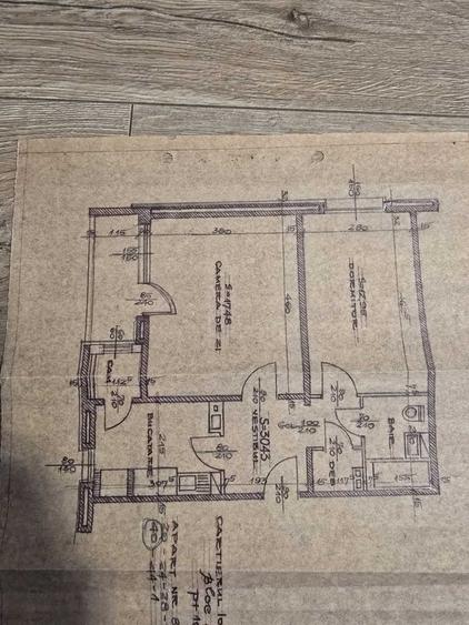 Apartament cu 2 camere decomandat în Dristor