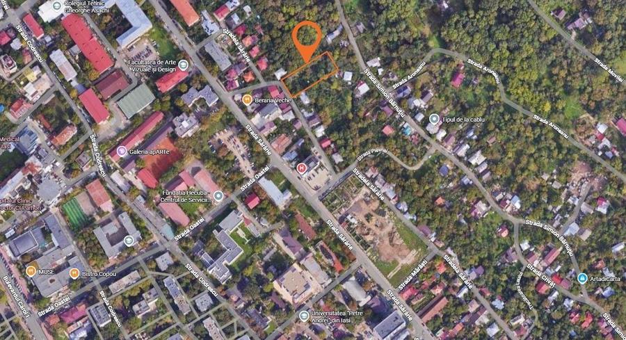 Teren Construcții intravilan de 1346 mp, în Copou