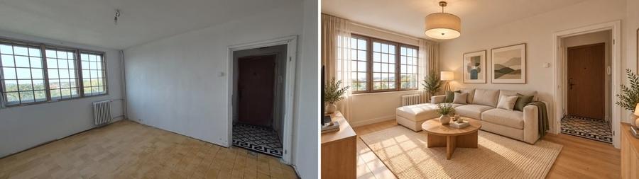 Apartament cu 4 camere decomandat în Apusului