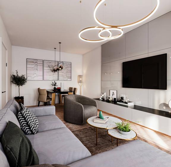 Vanzare apartament cu 3 camere in ansamblul Akcent City -  Bucurestii Noi! - 2