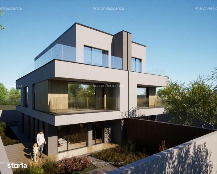 Vile premium individuale S+P+1E+2R, 4 dormitoare, living, curte - 3