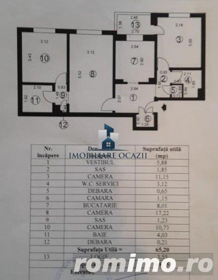 Apartament 3 camere Semidecomandat Sos.Oltenitei - Garnitei - 9