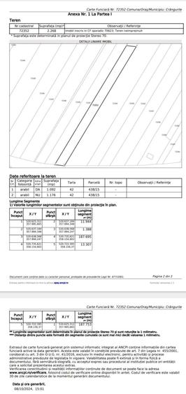 Teren intravilan de vanzare in Potlogeni Vale la 6 km de Oras Gaesti - 3