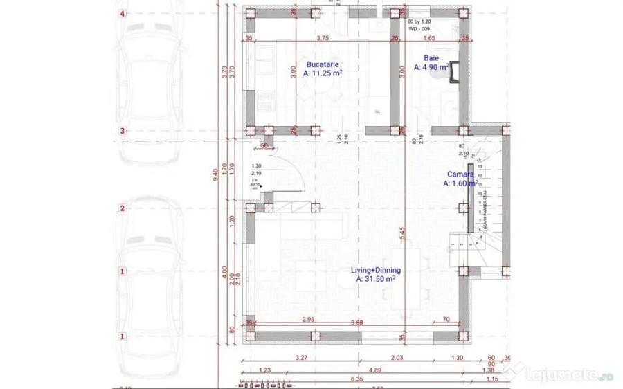 Casa intabulata de 4 camere cu 2 bai si teren de 200 mp in S - 3