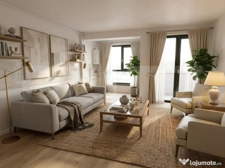 Apartament cu 2 camere, 44 mp, zona Centru - 1
