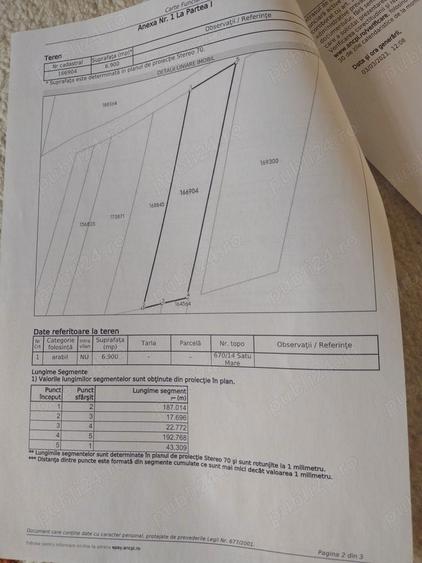 Teren de 6900 mp, în Corod