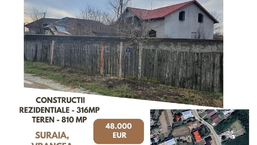 Casă individuală cu 4 camere cu Teren 810 Mp în Suraia