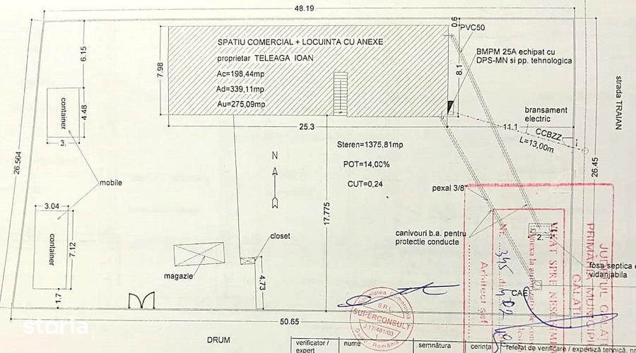 Spațiu comercial, de 275 mp, în Central