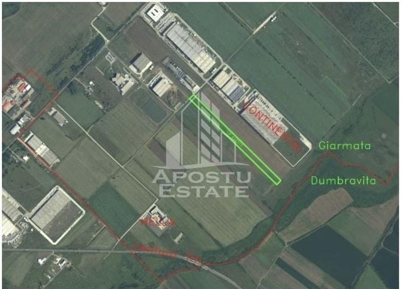 Teren de vanzare 30.400 mp, langa Continental si Hamilton. - 2