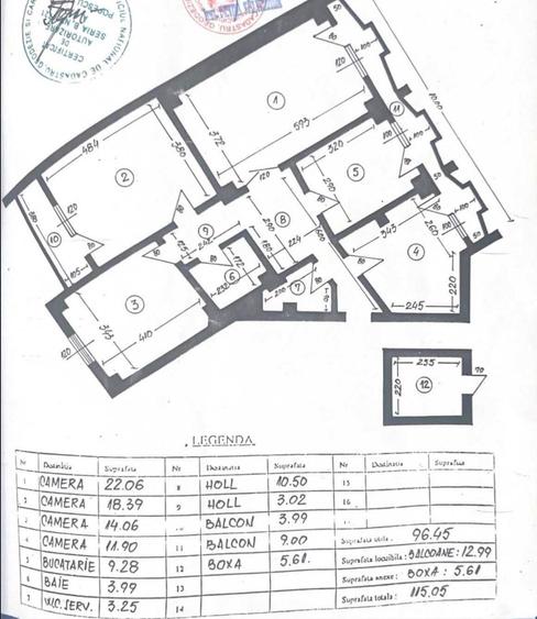 APARTAMENT 4 CAMERE 115 MP 2/8 BL 1991 MONOLIT  BOXA CASA POPORULUI - 3