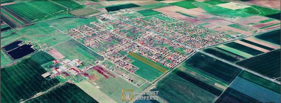 Teren intravilan de vanzare | Zimandcuz, Arad | 7.317 mp | Comision 0