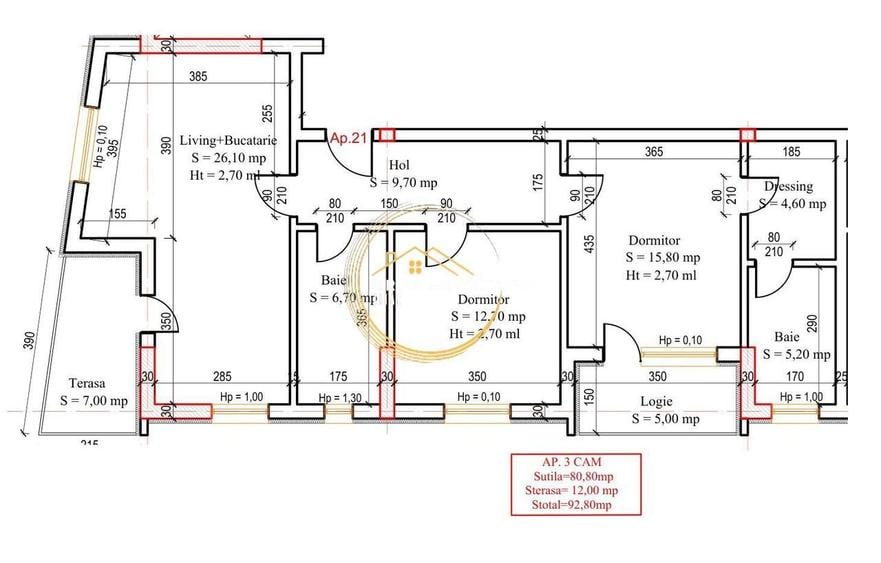 Decomandat 2 bai 2 balcoane Modern Metrou Teclu 15minute Pallady IKEA - 5