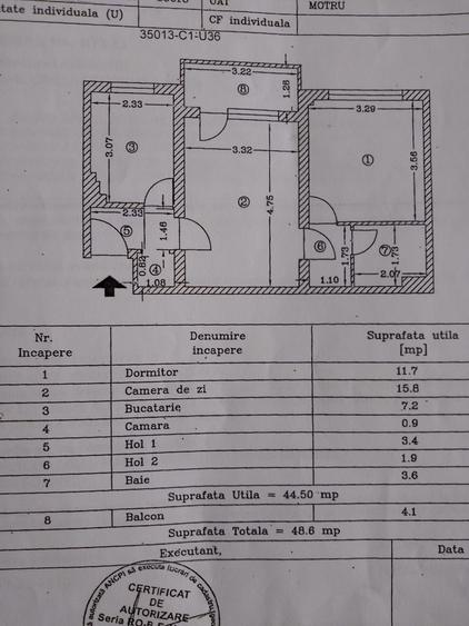 Apartament 2 camere, central, etaj 2 - 7