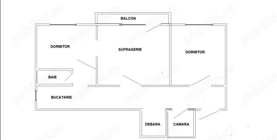Apartament cu 3 camere. Apartament cu 3 camere.