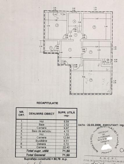 Apartament 3 camere, cu boxa,pt.locuit sau sediu firma, Central-Tribunalul Vechi - 18