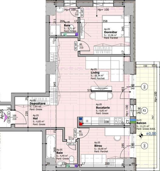 0% Comision | 3 Camere | Direct Dezvoltator | Faleza Dunarii - 4