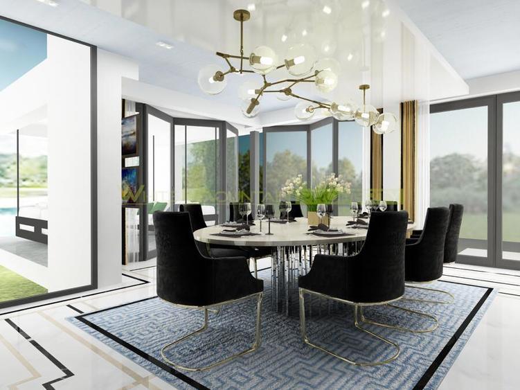 Vila de lux, 9 camere, piscina, de vanzare, Corbeanca, 0% comision - 1