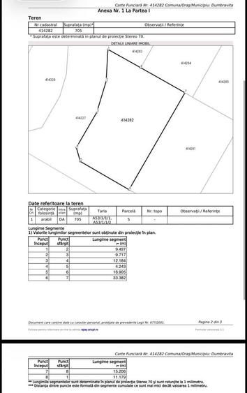Comision 0% Teren de vânzare  705mp – Dumbrăvița Pt. casă individuala - 3