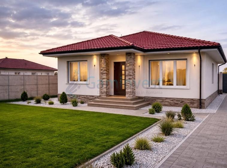 Casa la rosu de vanzare in Santandrei - 1