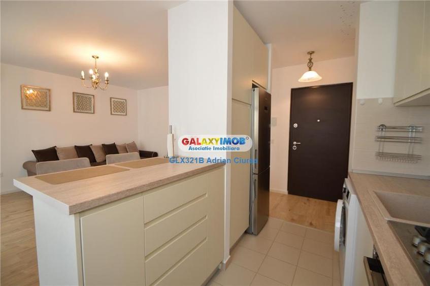 Apartament cu 2 camere decomandat, mobilat în Barbu Văcărescu
